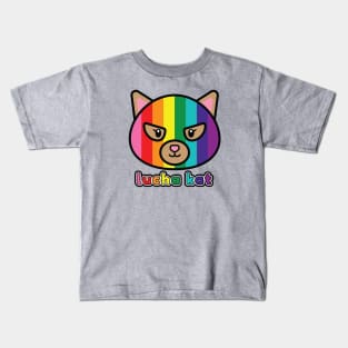 Lucha Kat Pride Kids T-Shirt